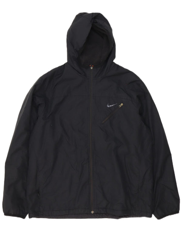 Jachetă de trening cu glugă Nike pentru bărbați UK 46/48 XL Poliester negru