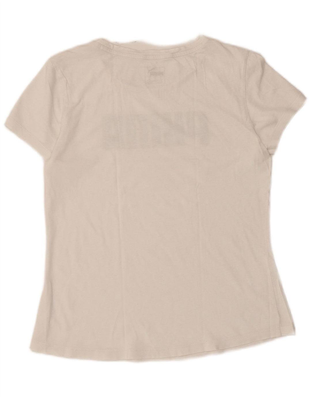 Tricou grafic Puma pentru femei Top UK 12 Medium White