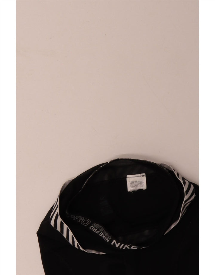 Leggings grafic NIKE pentru femei UK 8 Small Black