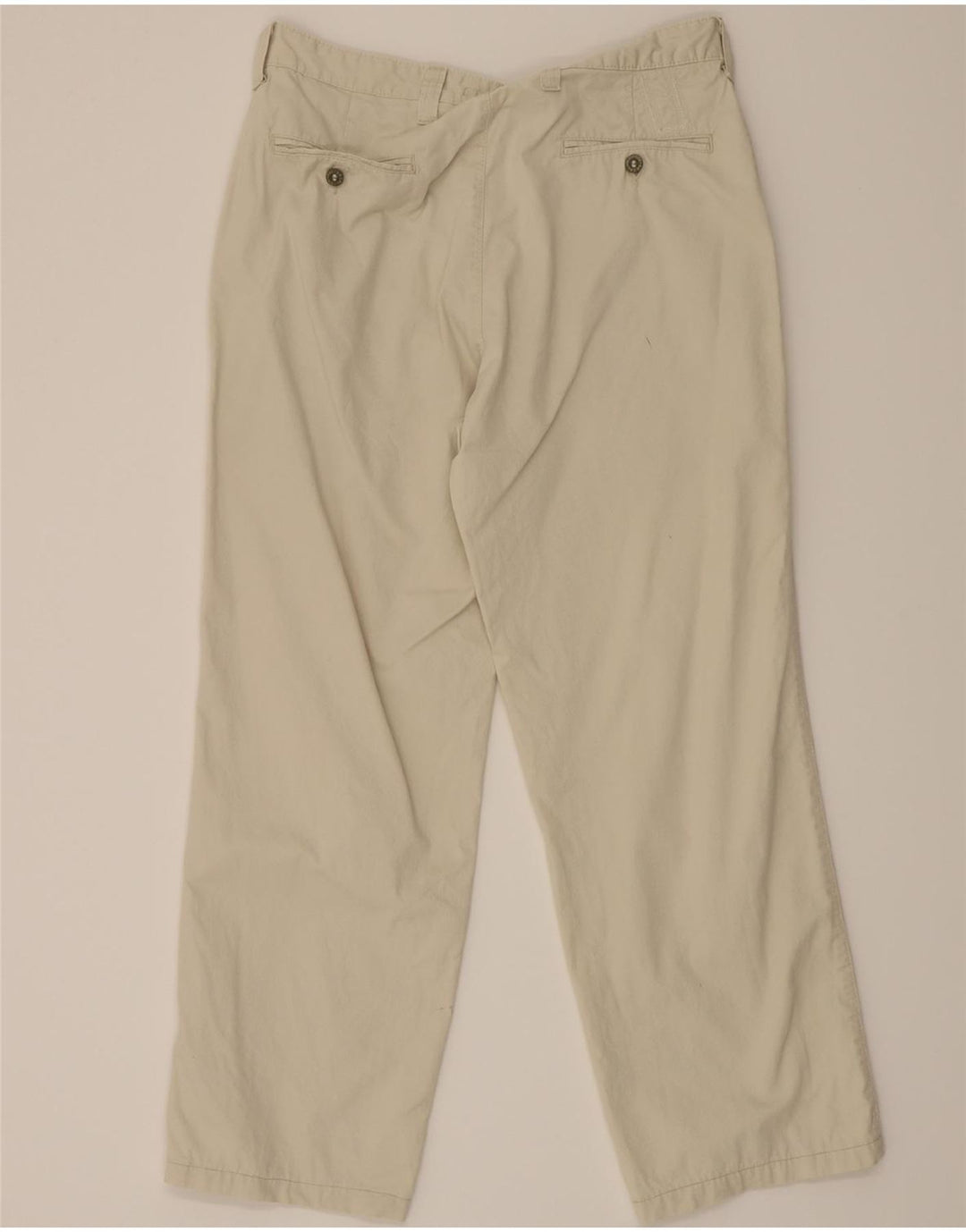 DOCKERS Mens Straight Chino Trousers W33 L28 Beige Vintage Dockers and Second-Hand Dockers from Messina Hembry 
