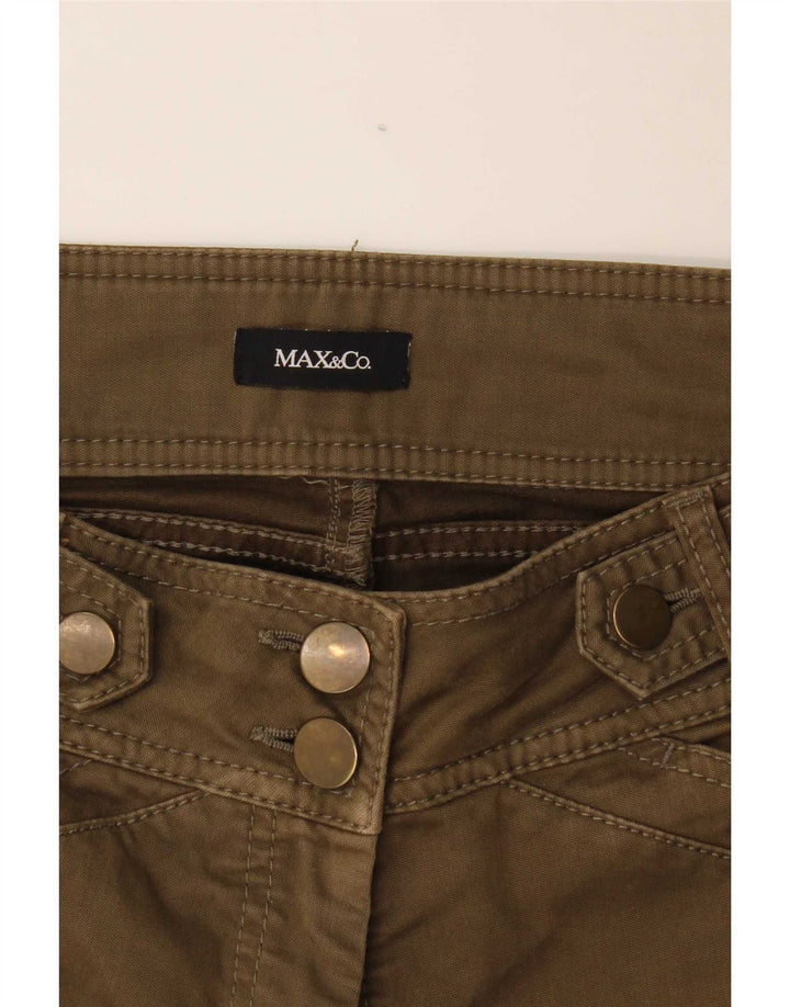 Max&Co. Pantaloni casual Bootcut pentru femei L32 L32 kaki