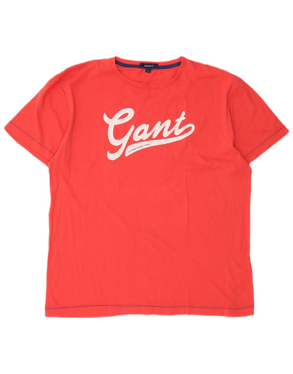 Tricou grafic Gant pentru bărbați Top mare bumbac roșu