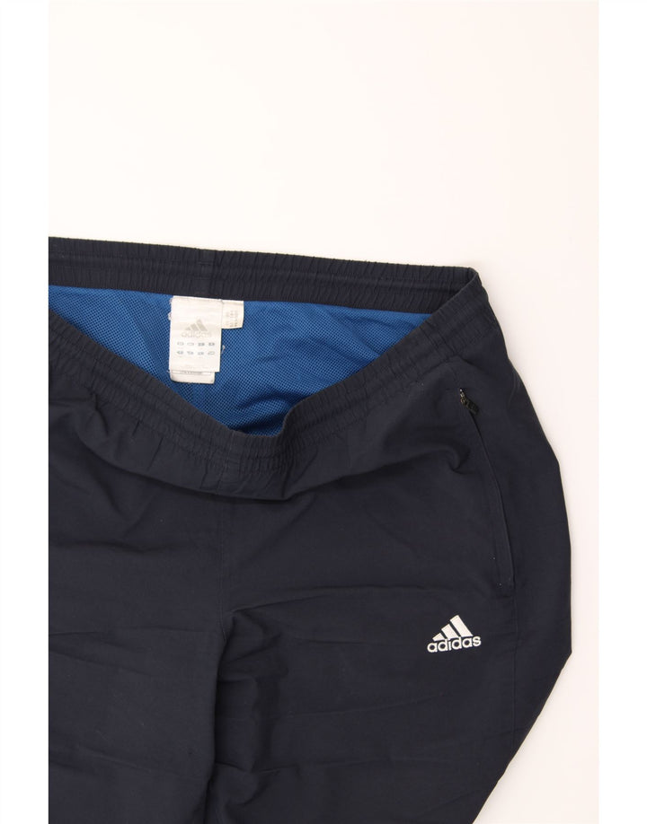 ADIDAS Mens Tracksuit Trousers UK 42/44 Large  Navy Blue Polyester Vintage Adidas and Second-Hand Adidas from Messina Hembry 