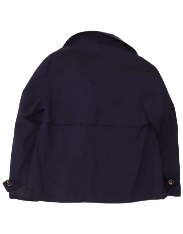Trenci scurt pentru femei Marks & Spencer UK 14 mare poliester bleumarin
