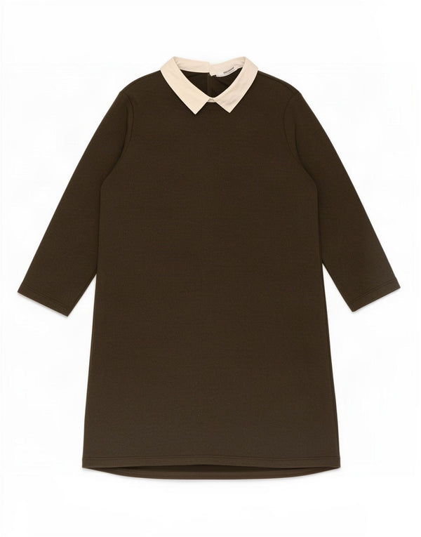 Rochie polo pentru femei Trafaluc cu mâneci 3/4 UK 14, verde mediu, color block