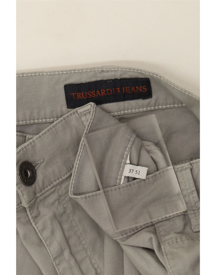 Trussardi Pantaloni slim casual pentru femei W37 L31 gri