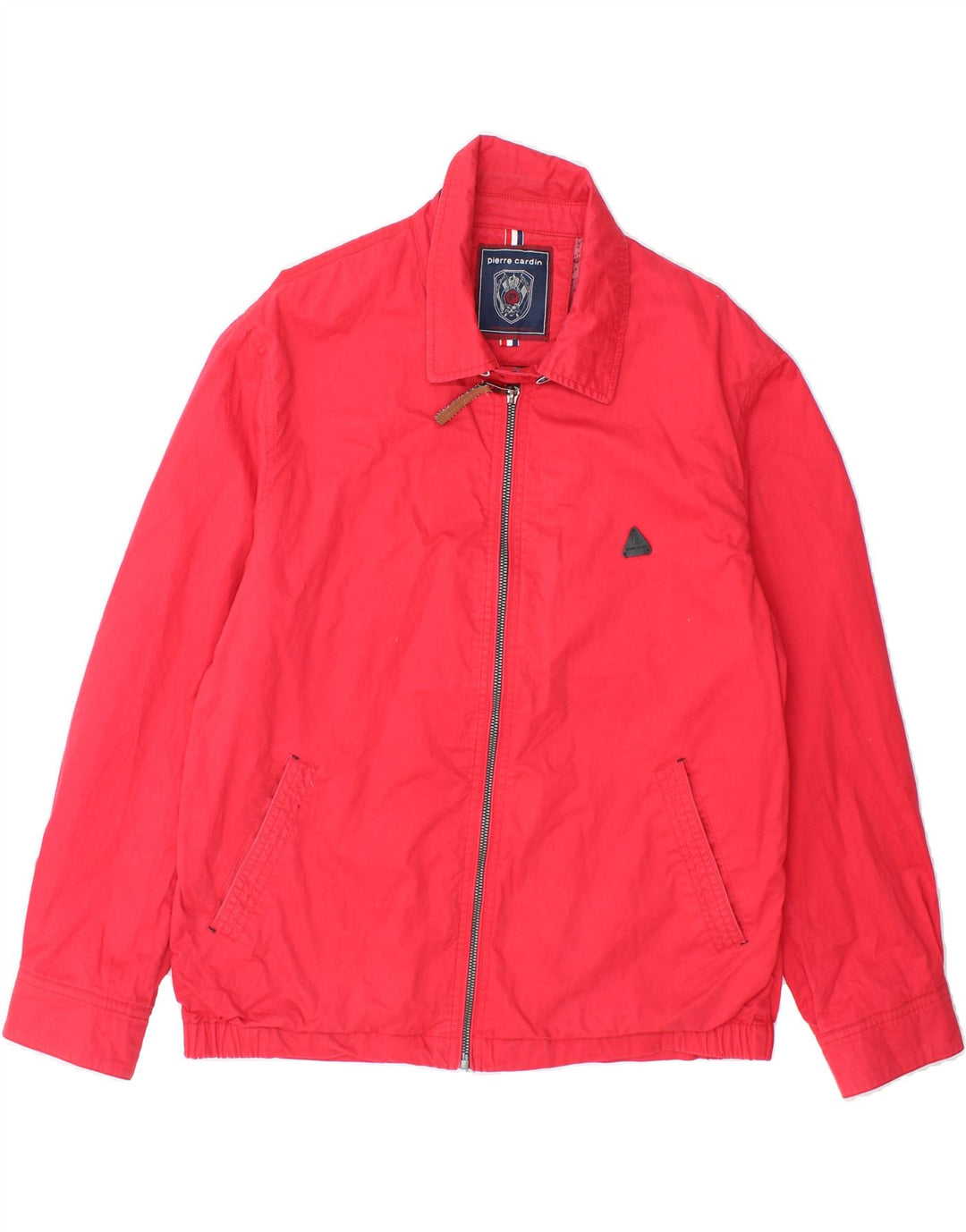 PIERRE CARDIN Mens Bomber Jacket Size 54 XL Red Cotton Vintage Pierre Cardin and Second-Hand Pierre Cardin from Messina Hembry 