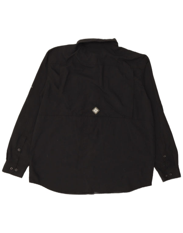 Cămașă pentru bărbați COLUMBIA XL Negru Nylon