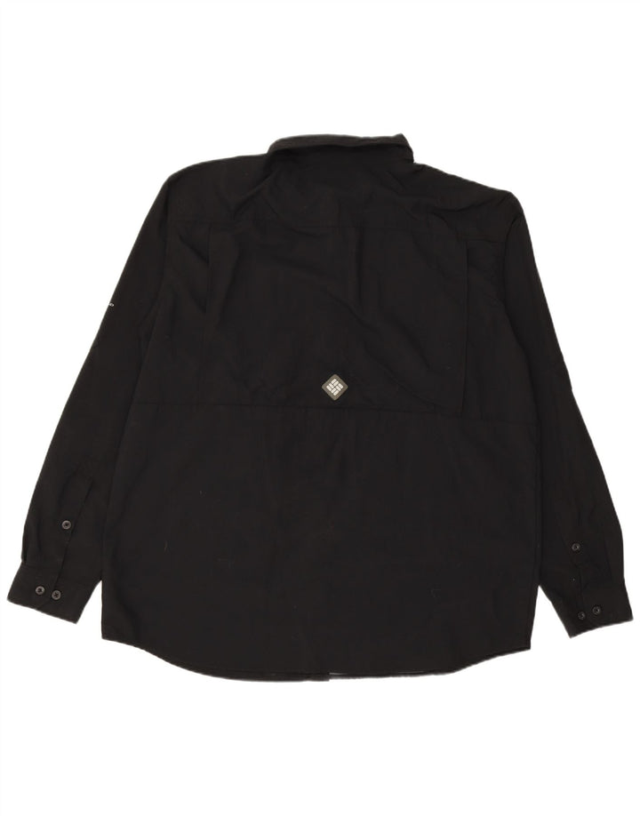 Cămașă pentru bărbați COLUMBIA XL Negru Nylon