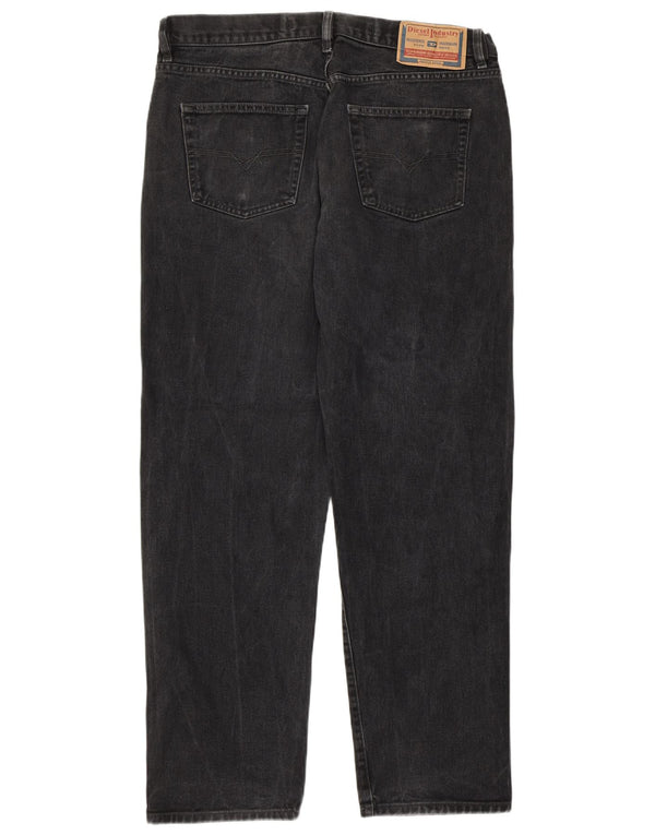 Blugi drepti pentru bărbați Diesel W38 L31 bumbac gri