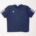 Tricou pentru bărbați ADIDAS Climalite Top mare din poliester bleumarin