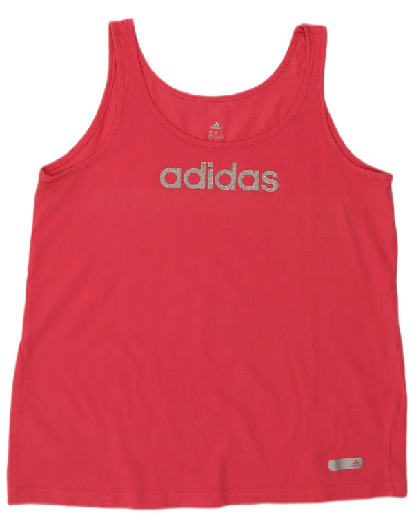 Vesta grafică pentru femei Adidas UK 20/22 XL roz