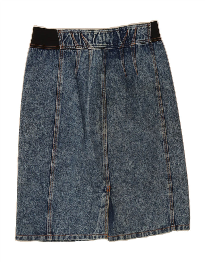 VINTAGE Womens Denim Skirt W30 Medium  Blue Vintage Vintage and Second-Hand Vintage from Messina Hembry 