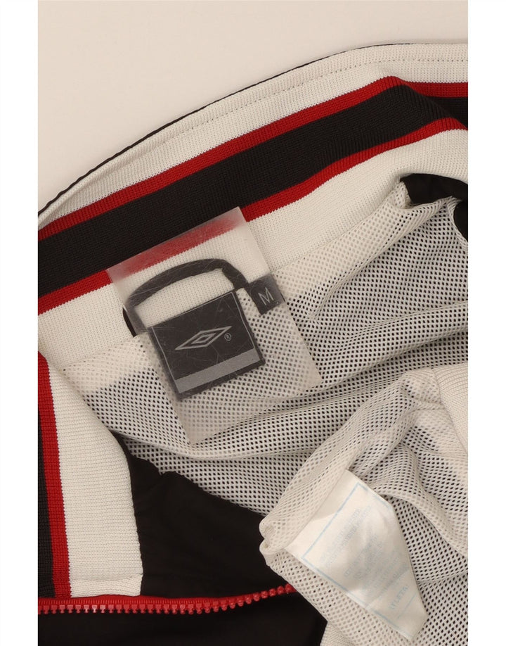 Jachetă de trening pentru bărbați Umbro, negru mediu, poliester bloc de culoare