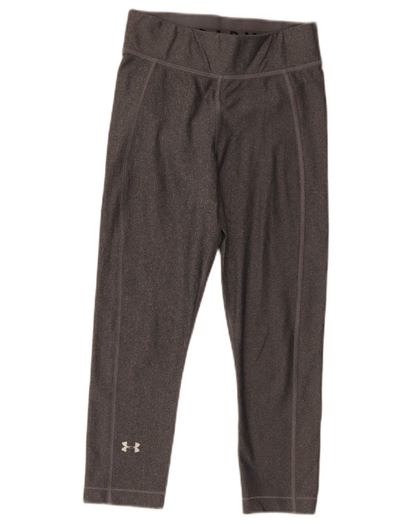 Leggings Capri Under Armour pentru femei Heat Gear UK 4 XS poliester gri