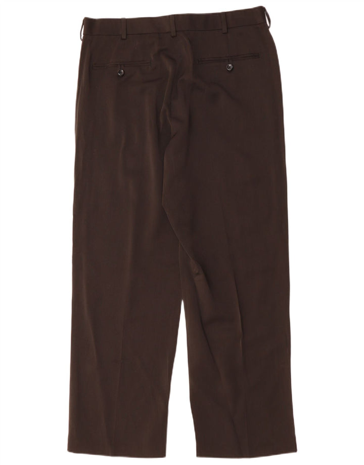 Pantaloni chino drept bărbați Izod L34 L29 Poliester negru