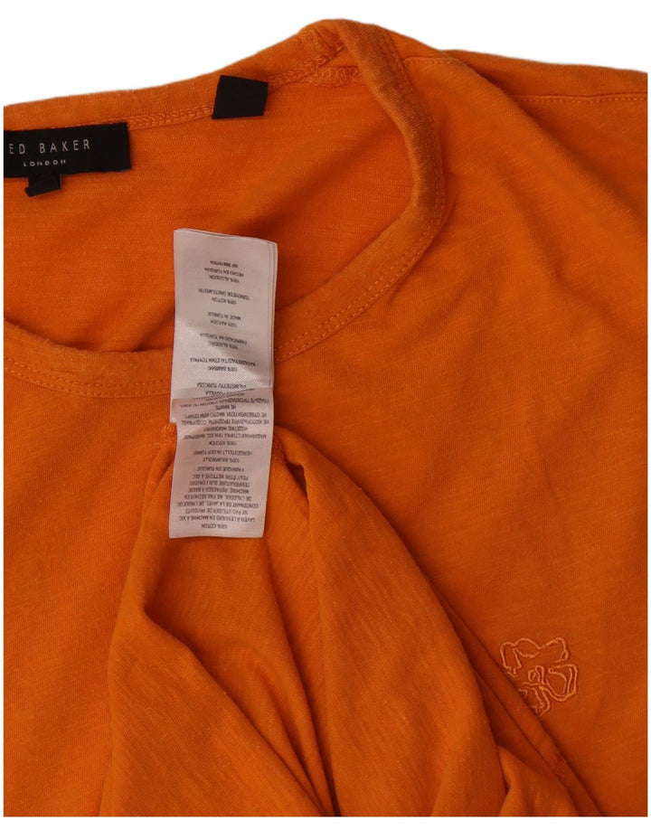 Tricou Bărbați Ted Baker Mărimea Top 3 Bumbac portocaliu mediu