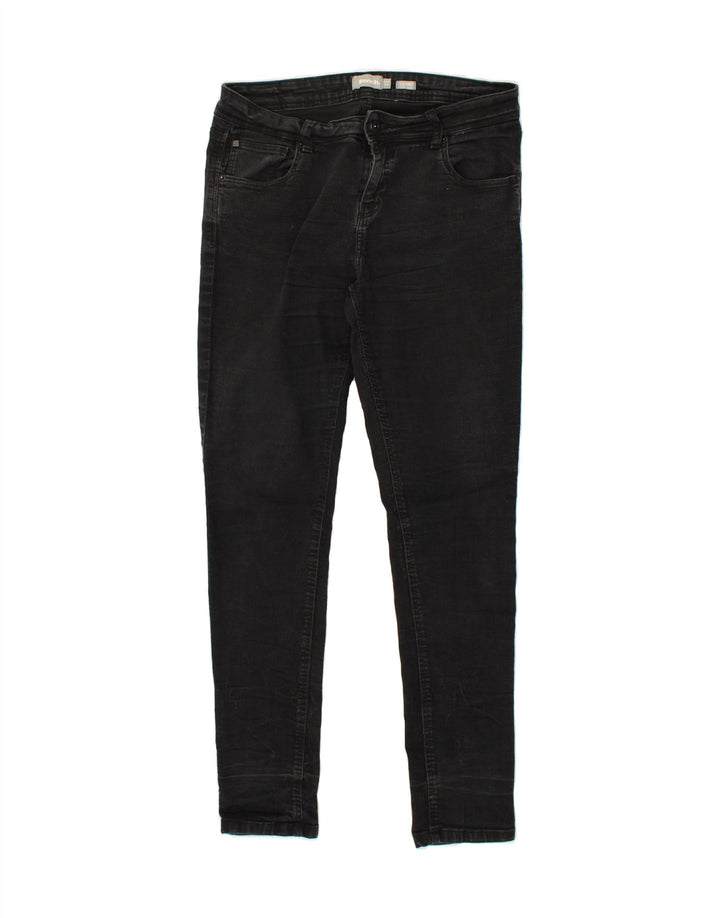 BENCH Blugi skinny pentru femei W34 L34 bumbac negru