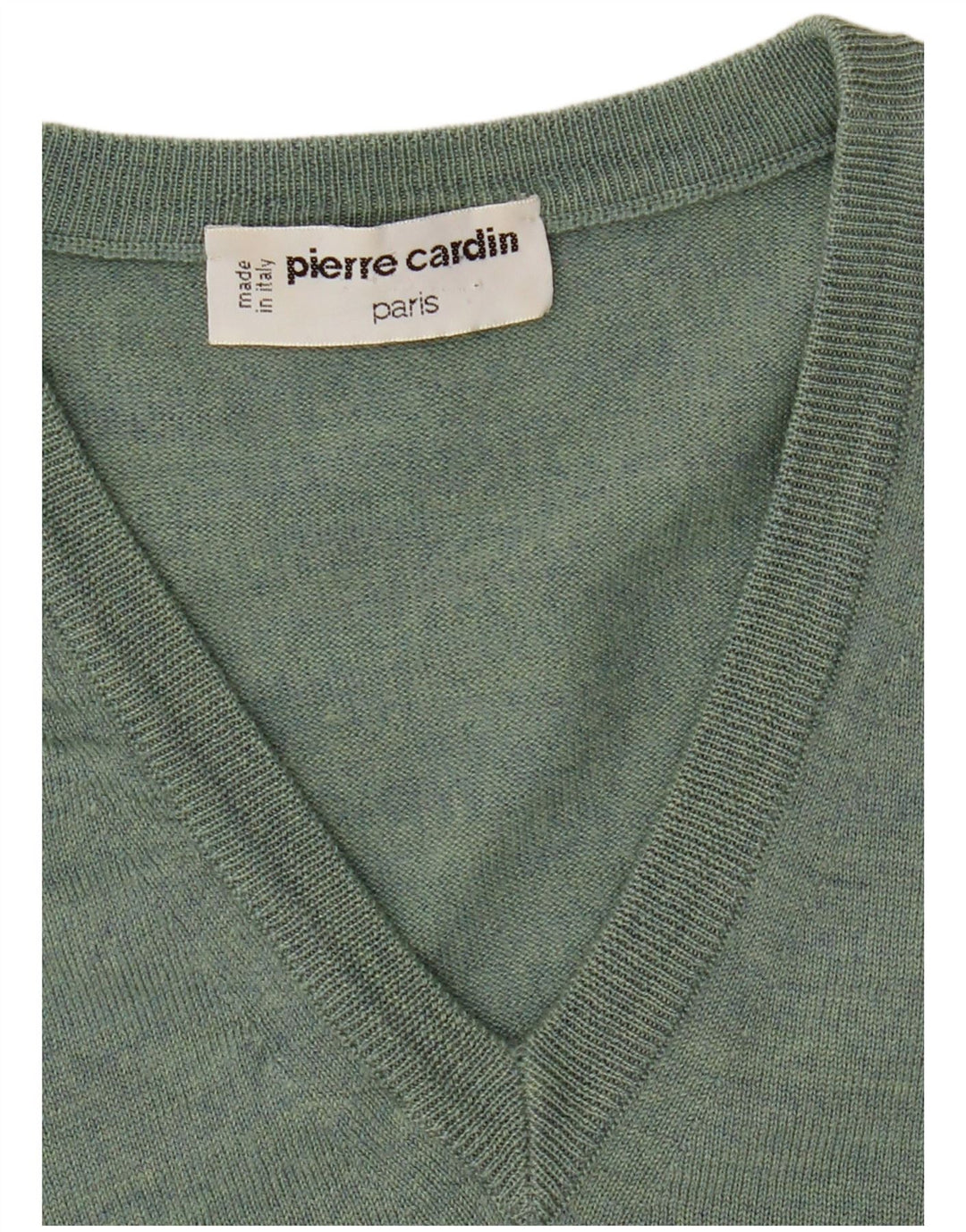 Pulover cu decolteu în V Pierre Cardin pentru bărbați, verde mediu