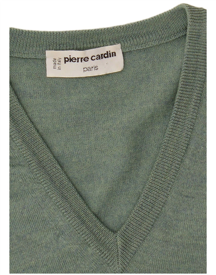 Pulover cu decolteu în V Pierre Cardin pentru bărbați, verde mediu