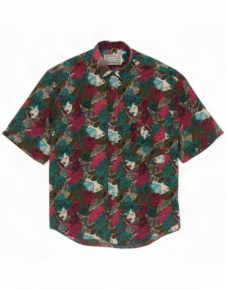 Ciaps Cămașă cu mânecă scurtă pentru bărbați Mic, multicolor, Floral