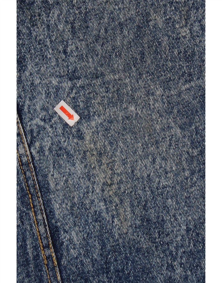 Fusta de blugi pentru femei VINTAGE W32 Large Blue