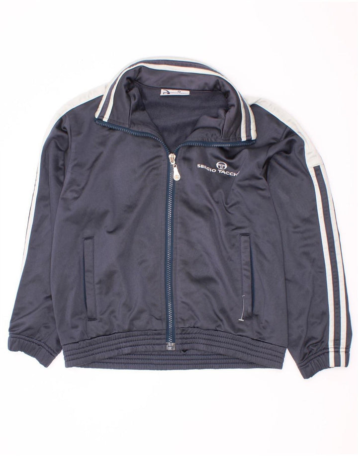 Sergio Tacchini Băieți Trening Top Jachetă 11-12 Ani Mediu Bleumarin