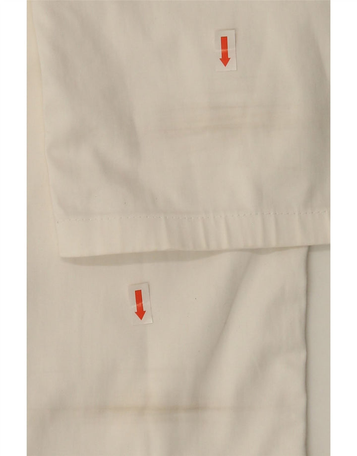 Pantaloni casual slim pentru bărbați Zara EU 40 Medium L31 L29 Alb