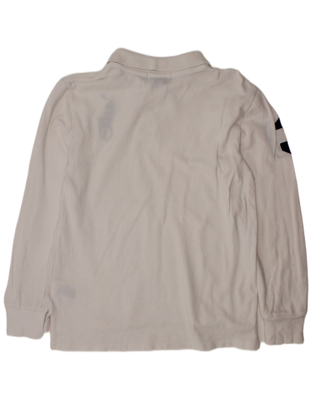 POLO RALPH LAUREN Tricou Polo Grafic 10-11 Ani Mediu Alb