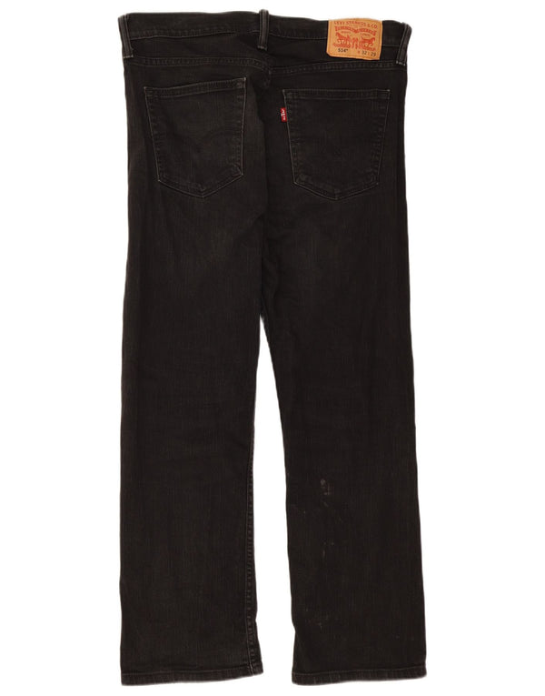 Blugi drepti pentru bărbați Levi's 514 W32 L29 bumbac negru