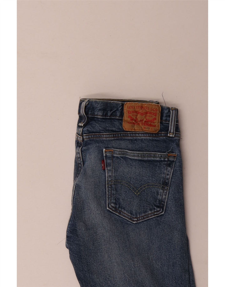 Blugi Levi's 511 Distressed Slim W29 L32 Bumbac albastru