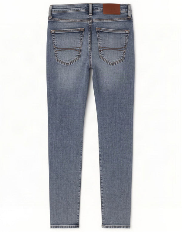 Banchi Holllister Stretch Extreme Skinny pentru femei W29 L30 Blue Cotton