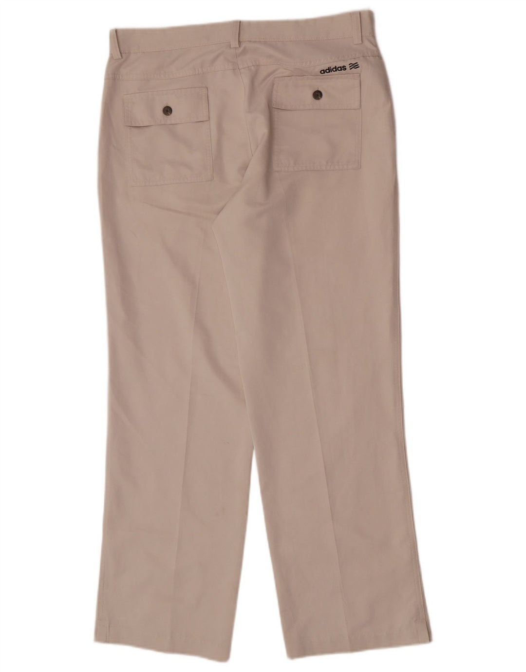Pantaloni chino drepți pentru bărbați Adidas W32 L30 poliester bej