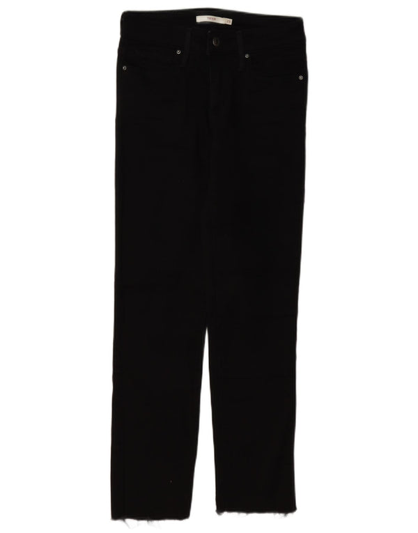Blugi Levi's 712 Slim pentru femei W25 L27 bumbac negru