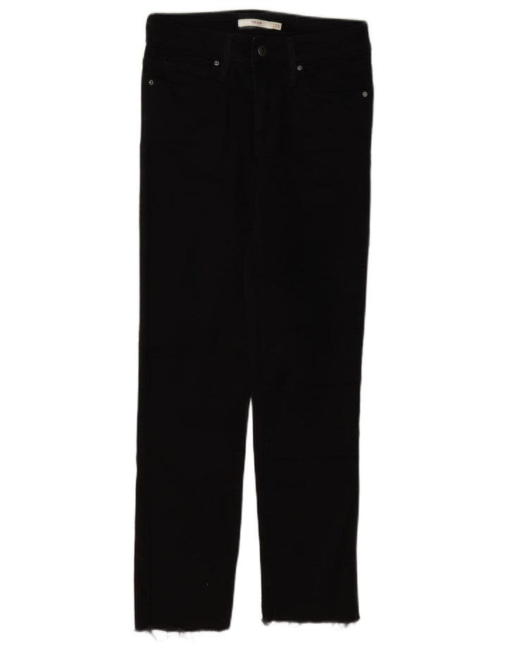 Blugi Levi's 712 Slim pentru femei W25 L27 bumbac negru