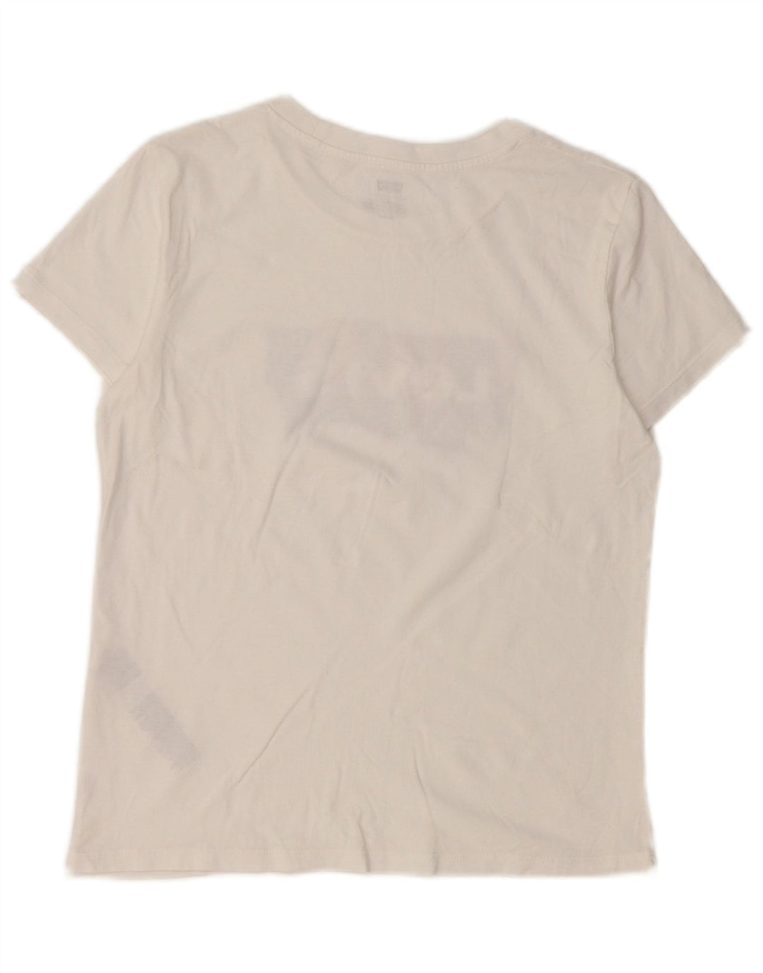 Tricou grafic Levi's pentru femei Top UK 10 Small White Bumbac