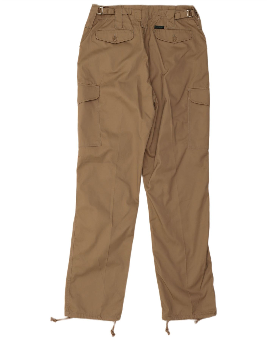Pantaloni cargo drepți vintage pentru bărbați W32 L32 poliester bej