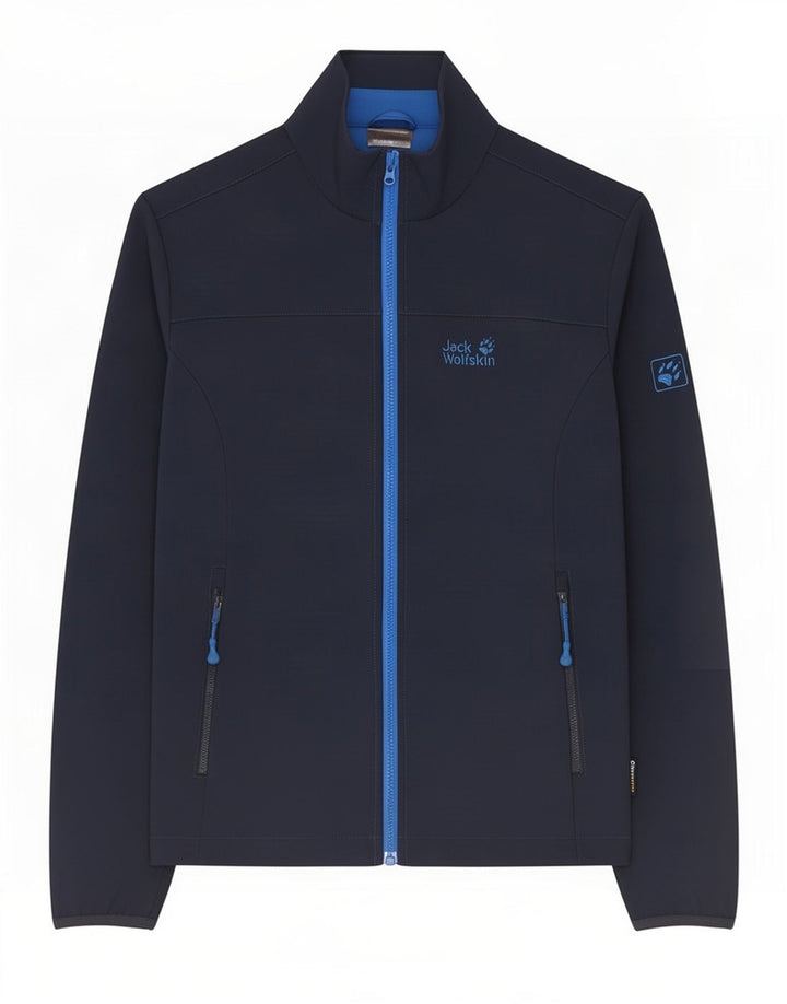 Jack Wolfskin Jachetă de trening pentru bărbați Marea Britanie 36/38 Poliester bleumarin mediu