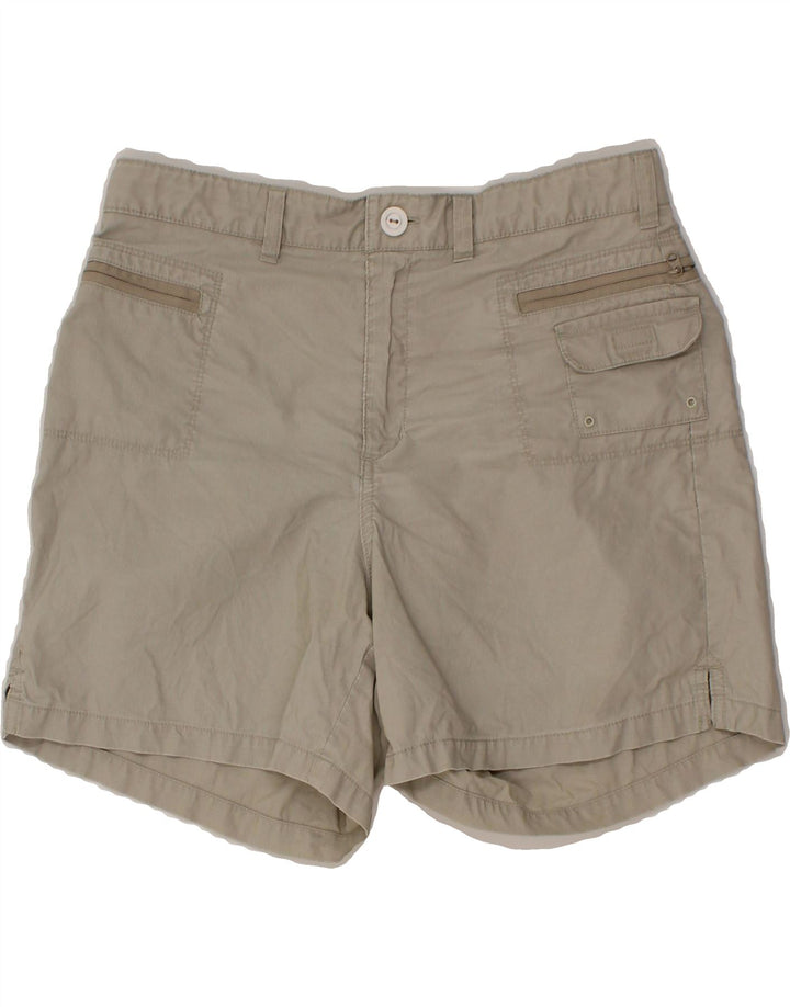 COLUMBIA Womens Casual Shorts US 8 Medium W30  Beige Cotton Vintage Columbia and Second-Hand Columbia from Messina Hembry 