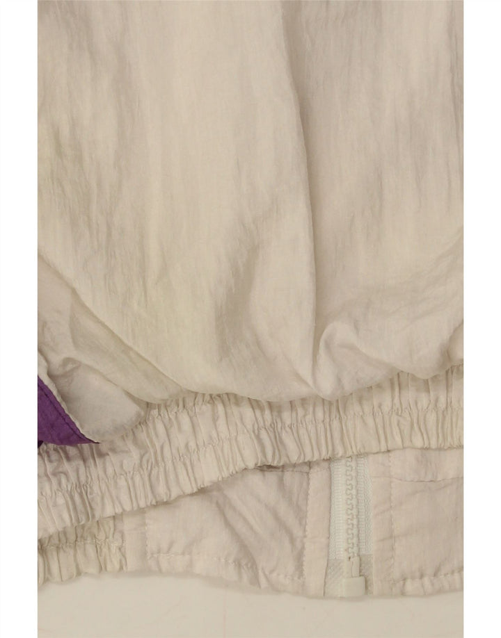 Jachetă de trening supradimensionată pentru femei VINTAGE UK 10 Small White