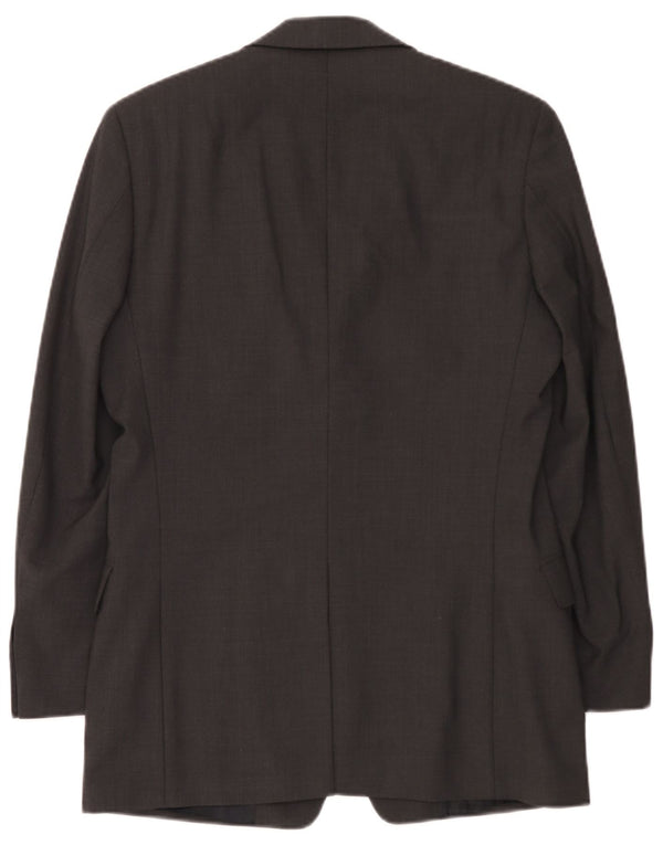 Blazer pentru bărbați Hugo Boss cu 3 nasturi EU 44 XS Lână virgină gri