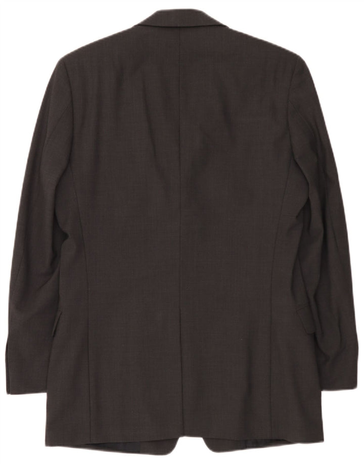 Blazer pentru bărbați Hugo Boss cu 3 nasturi EU 44 XS Lână virgină gri