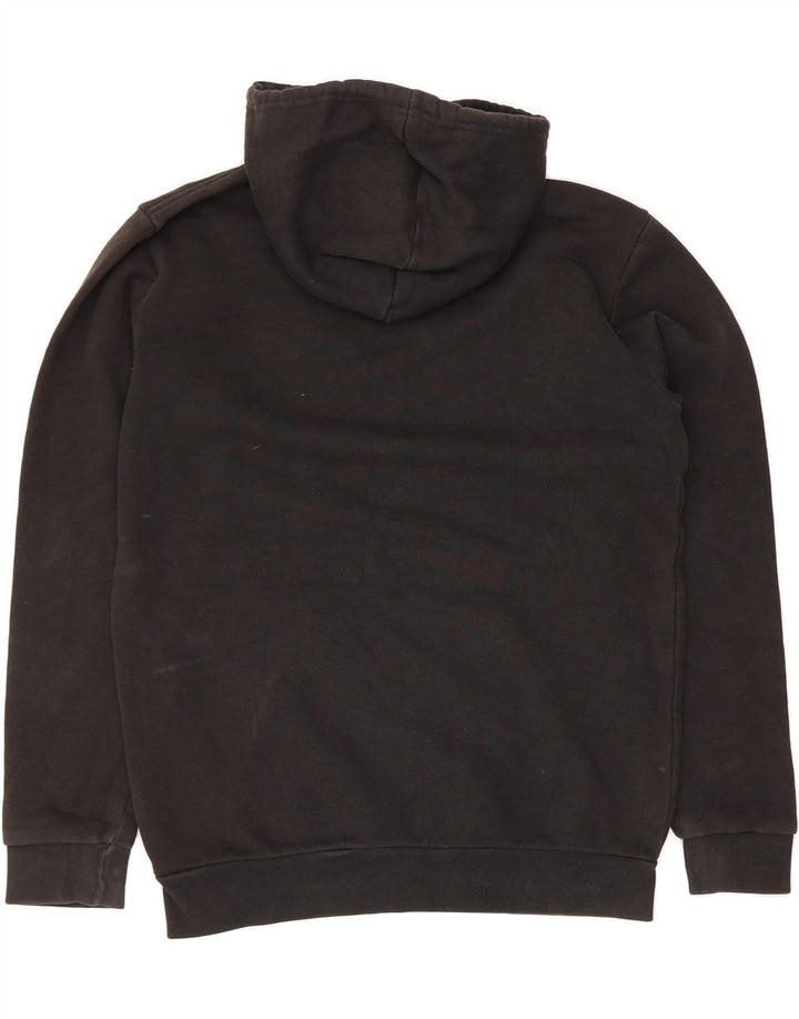 ADIDAS Mens Hoodie Jumper Medium Black Cotton Vintage Adidas and Second-Hand Adidas from Messina Hembry 