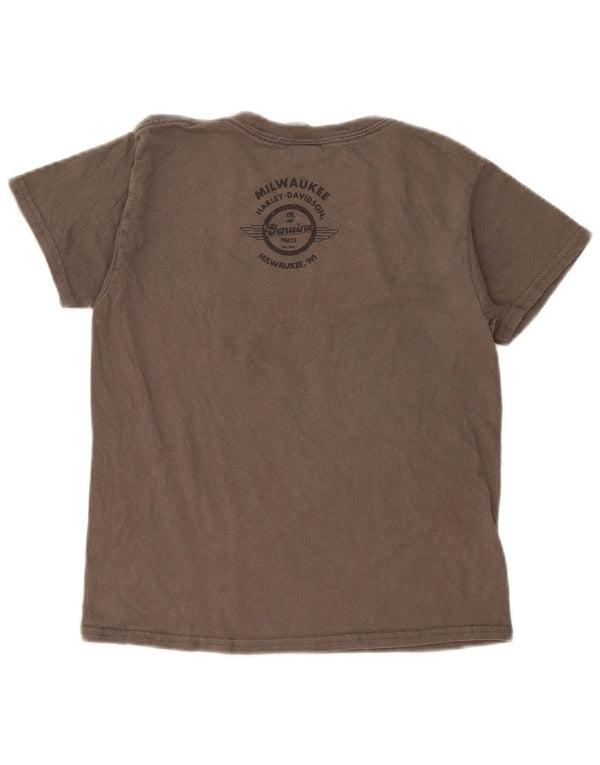Tricou grafic Harley Davidson pentru femei Top UK 10 Small Grey Bumbac