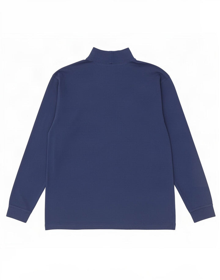 Top pentru bărbați L.L.Bean cu mânecă lungă mare, albastru bleumarin, bumbac