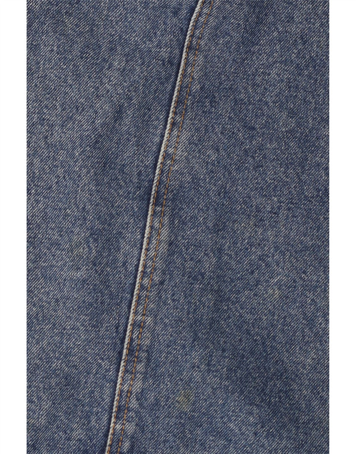 Fusta Midi Denim Carrera W30 Bumbac Albastru Mediu