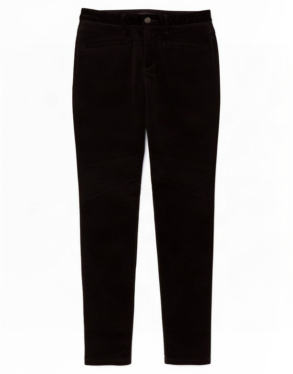 Marks & Spencer Pantaloni din velur cu talie înaltă pentru femei UK 12 Medium W32 L29 Bl