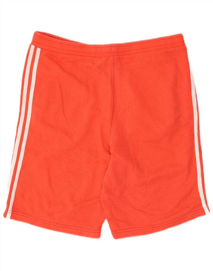 Pantaloni scurți sport pentru bărbați Adidas, mare, roșu, bumbac