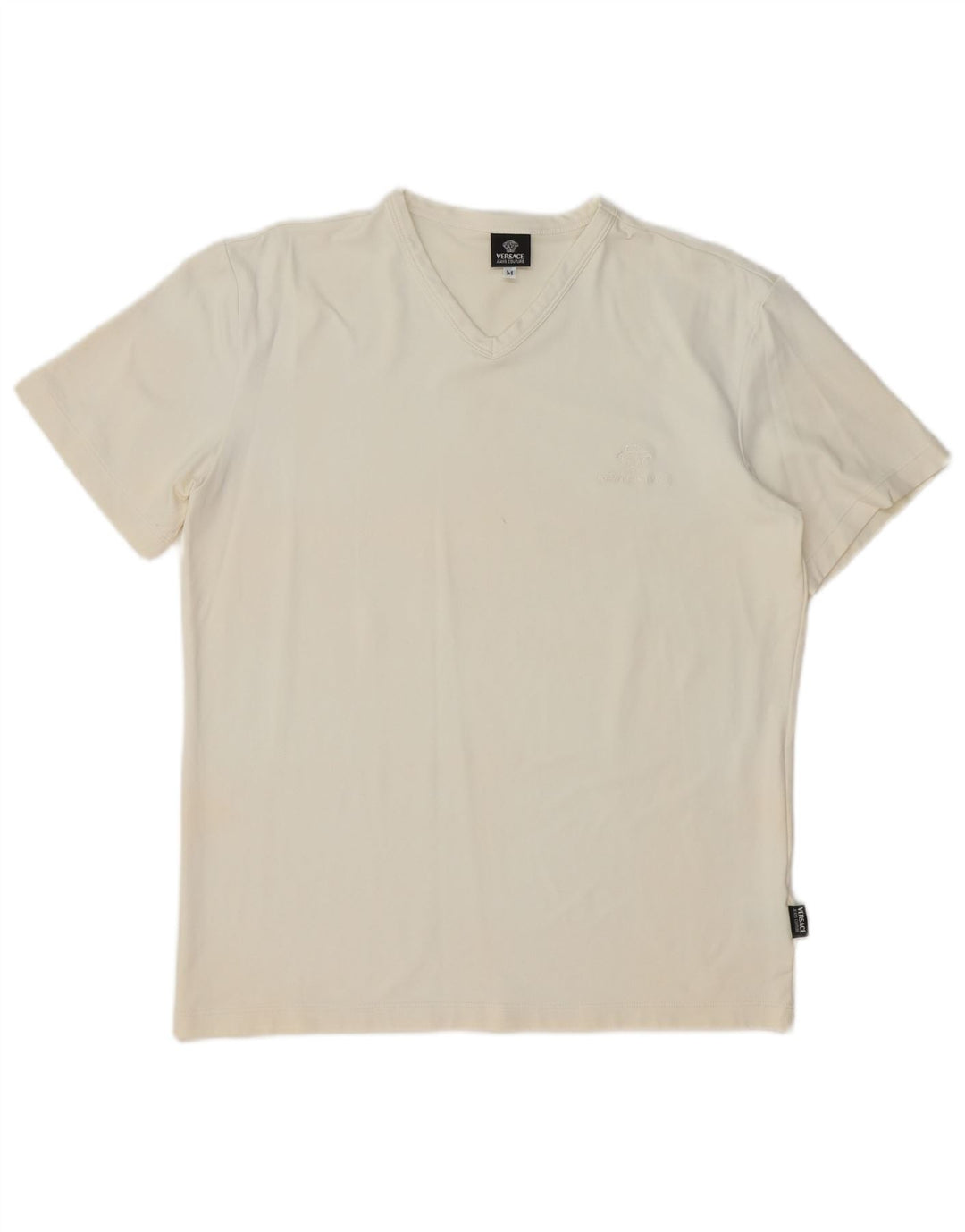 Versace Bărbați Ittierre Tricou Top Medium Alb Poliamidă