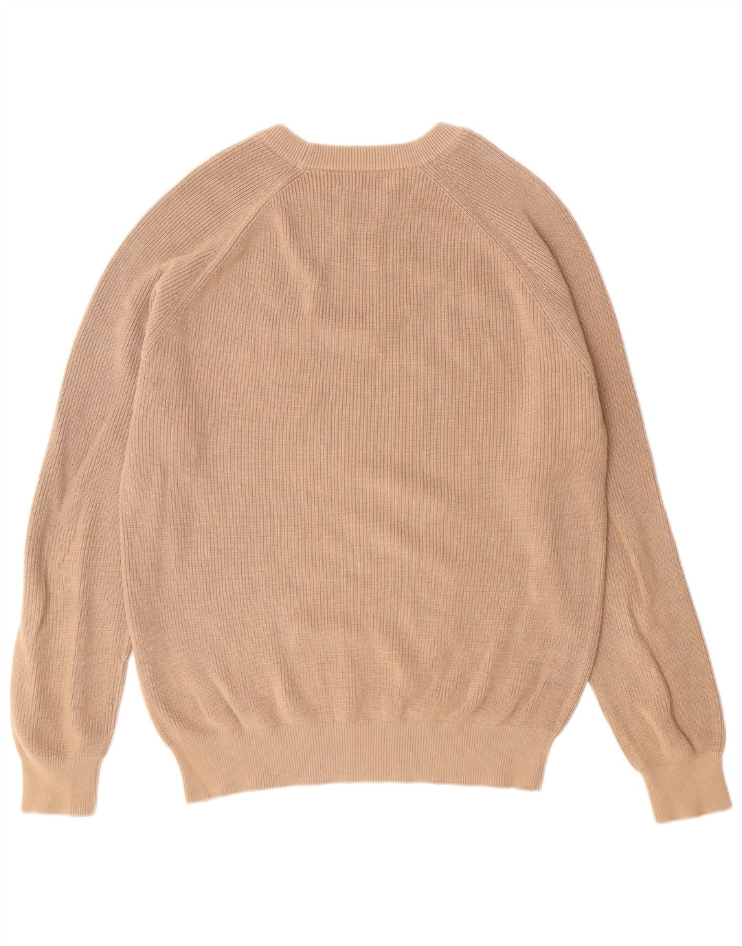 Pulover pentru bărbați Zara, cu gât crew, bumbac maro mediu